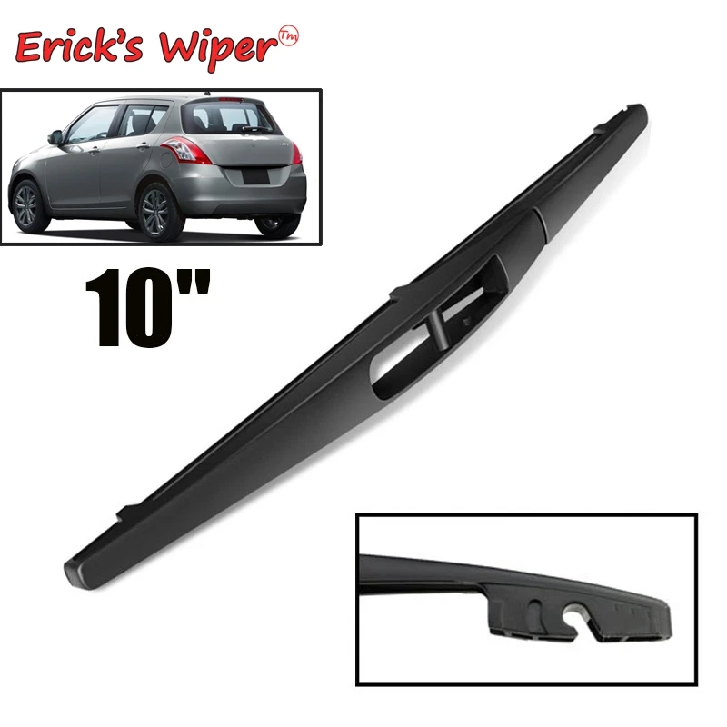 Erick's Wiper 10" Rear Wiper Blade For Suzuki Swift 2005 2016