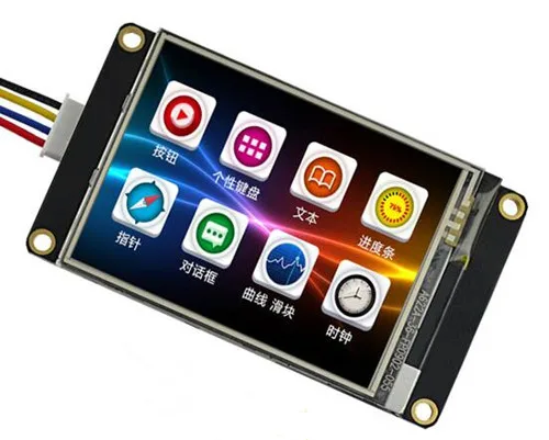 

2.8 inch USART HMI 65K SPI TFT LCD Touch Screen Module (Enhanced Ver.) 240(RGB)*320 16MB FLASH