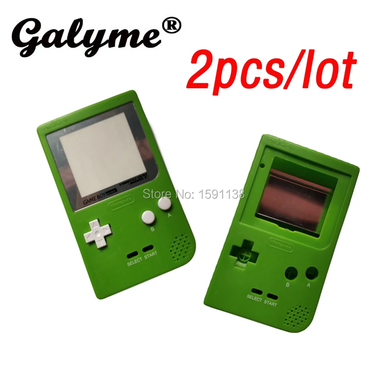 2 шт./лот Горячая Apple зеленый цвет Замена Полный корпус оболочка для NintendoGB GBP чехол