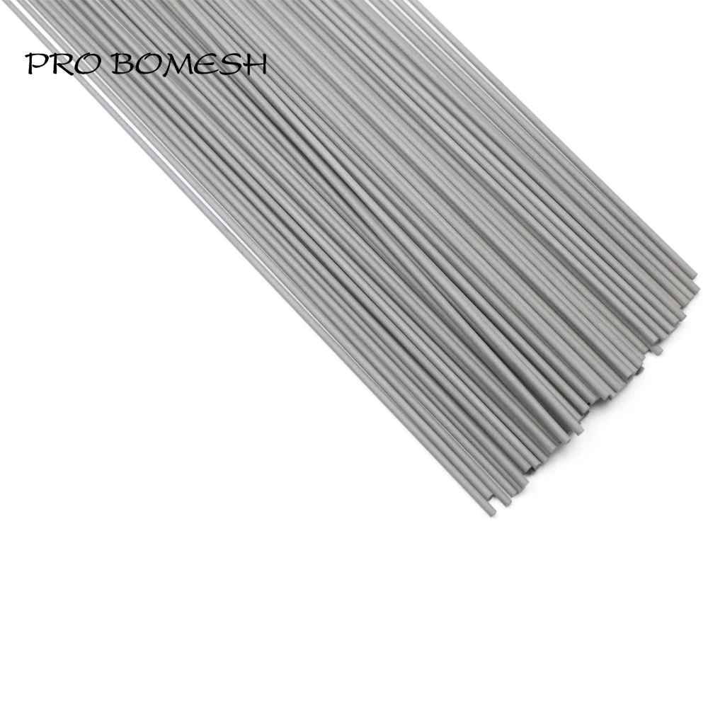 

Pro Bomesh 4PCS Solid Carbon 49cm-75cm 1 Section Rod Tip For Repairing Fishing Rod Replacement DIY Fishing Rod Accessory Pole