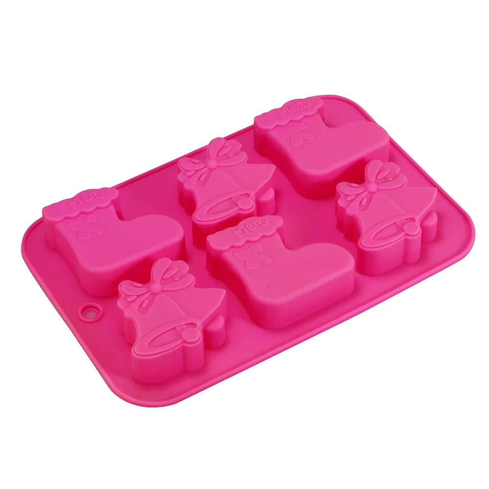 T0916J0334D Silicone Mold Chirstmas Boot Bell detail 05