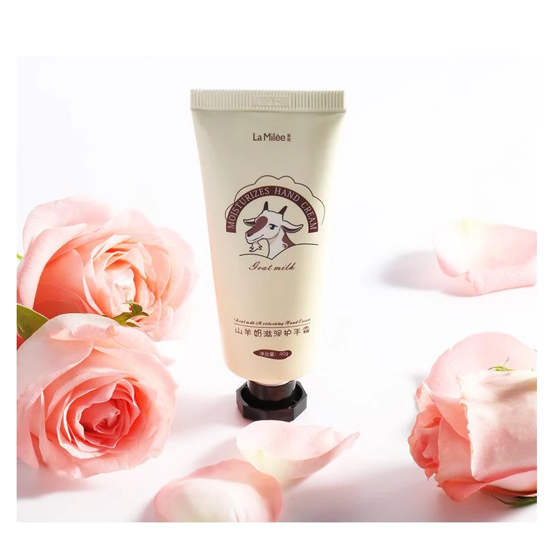 

LAMILEE GoatMilk Hand Cream Moisturizing Anti-chapping whitening Hand care 40g Body Foundation