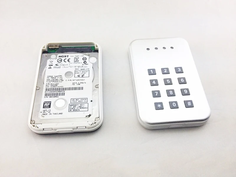 2.5'' encrypt hdd enclosure sata usb 3.0 hdd case keyboard locking hard drive (2)