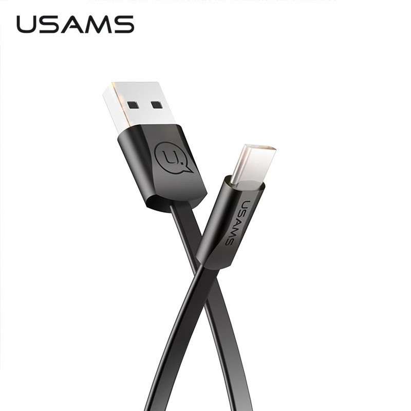 Кабель USB типа C usb кабель USAMS Type для зарядки и передачи данных Samsung s9 s8 Oneplus 6 t