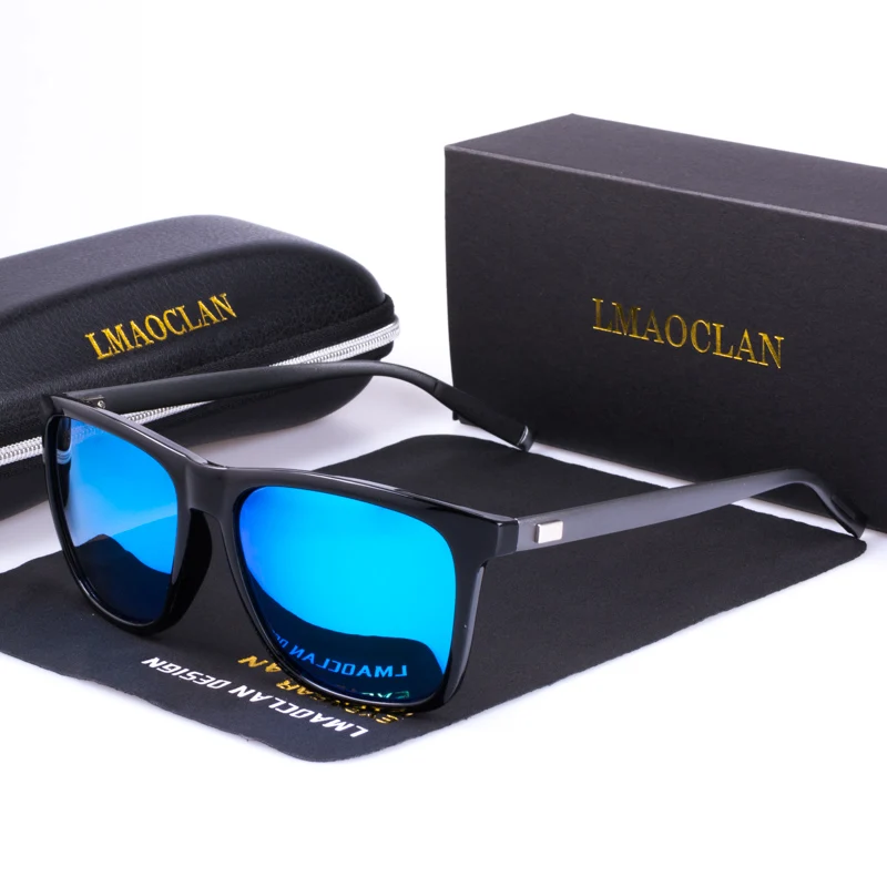 LMAOCLAN поляризованные женские очки для вождения классический магический куб винтажные очки женские солнцезащитные очки алюминиевые женские очки