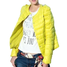 2018 New 4 Colors Warm Winter Jacket Women 2018 New Fashion Slim Thin Ultra Light O