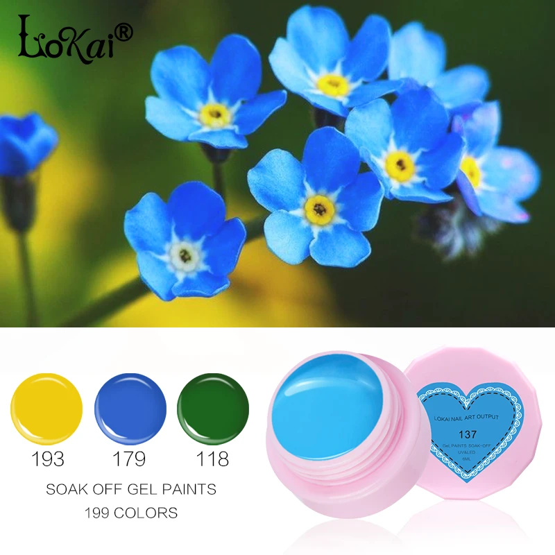 1 шт. 6 мл Lokai УФ гель для ногтей долговечный Гель лак Vernis Полупостоянный рисования