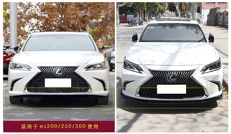 Для Lexus ES260 обвес спойлер- для ES300 ES350 ABS задний спойлер передний бампер диффузор защитные бамперы