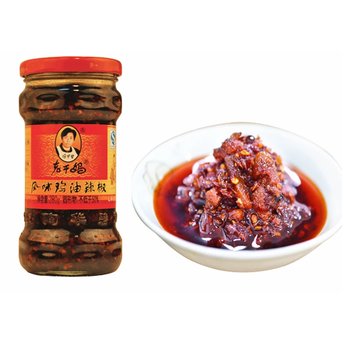 eight bottles Lao Gan Ma Chili Black Bean Sauce bottle,guizhou spicy
