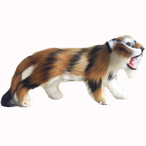 

free shipping artificial tiger for birthday gift or home decoration