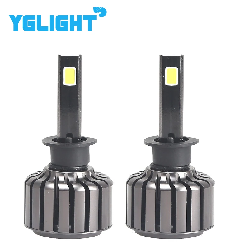 2pcs Led Car Headlight H1 COB Led 12v 24v 8000LM 6000K 80W Auto