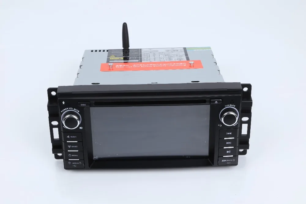Sale Quadcore Android8.1 Car DVD GPS for Chrysler 300C Aspen /Jeep Cherokee Commander Compass Wrangler Journey Navigation Radio 2GRAM 3