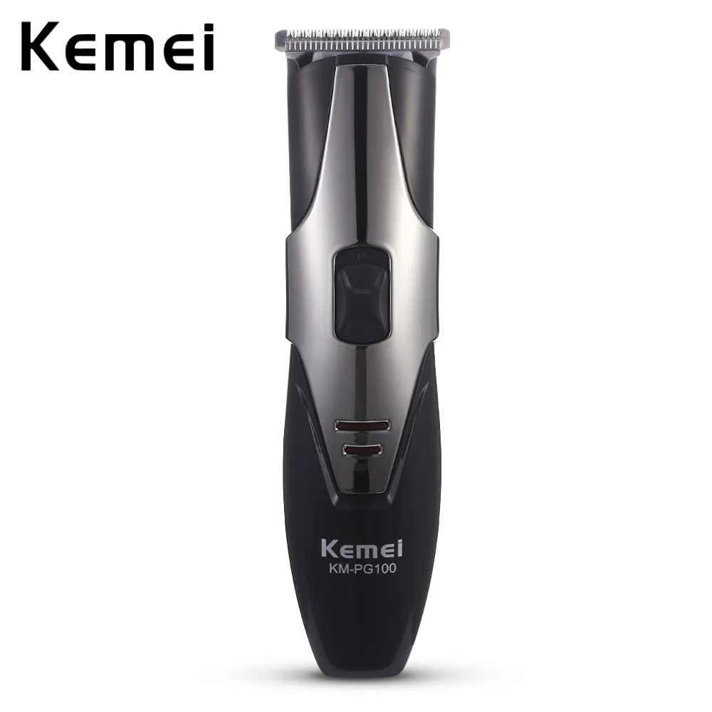 

Kemei Electric Pro Hair Clipper Trimmer Men Rechargeable Hair Cutting Machine 100-240V Haircut 4 Comb Set Styling Tools KM-PG100