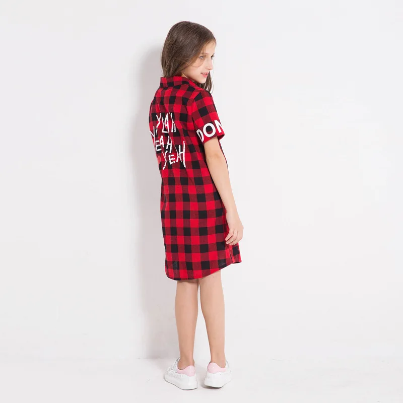 casuais crianças moda traje crianças vestido de