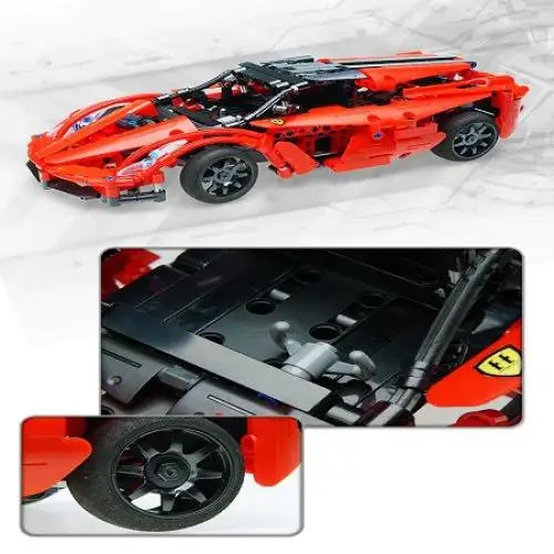 LeadingStar дистанционное управление электрический спортивный автомобиль игрушка DIY сборки строительные блоки RC автомобиль дети игрушки подарки для мальчиков
