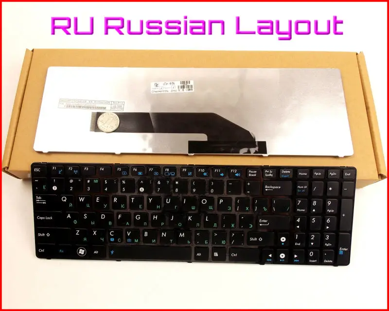 

New Keyboard RU Russian Version For ASUS K51 K51AC K51AE K51A K51IO X70IJ X70A X70AC Laptop
