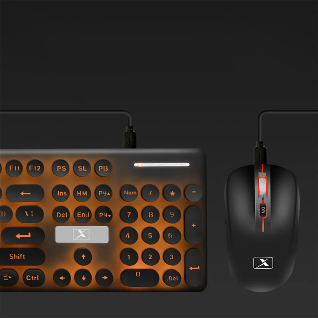 Gaming keyboard mouse combo