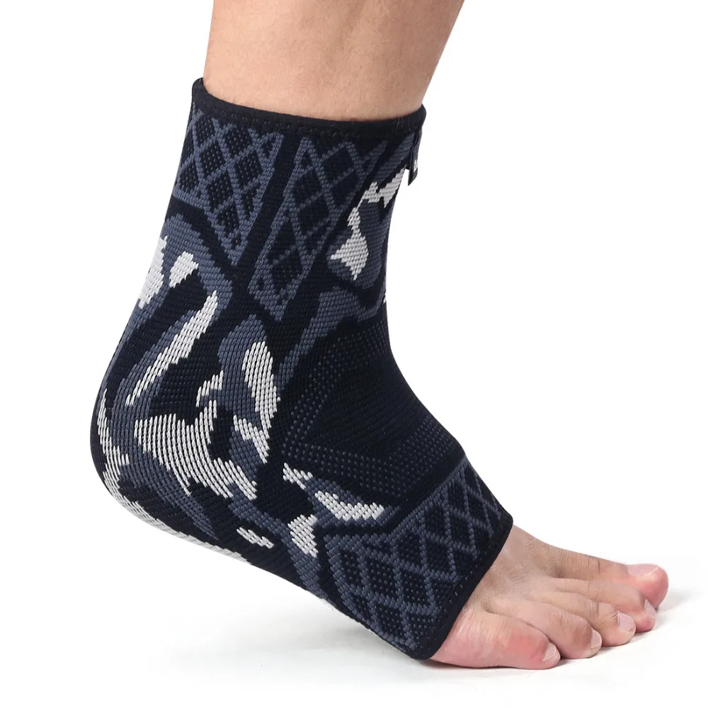 Kuangmi 1 PC Compression Ankle Brace Support Foot Socks Protector