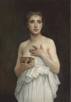 

Handmade Oil painting reproduction wall art Pandora by William Bouguereau