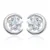 Utimtree Novo 925 Sterling Silver Star Lua Brincos Coreano para As Mulheres Menina Jóias Simples Brincos Do Parafuso Prisioneiro com Zircão Cúbico