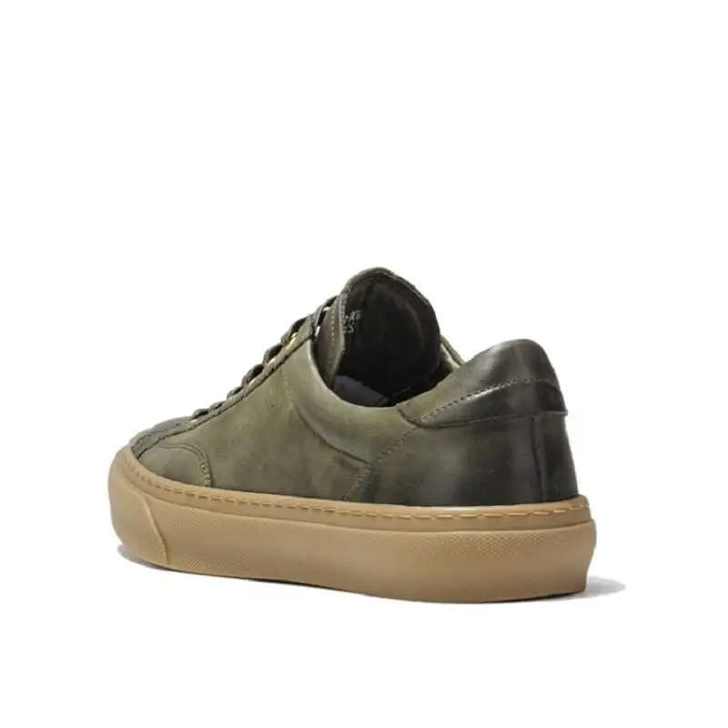 MYCOLEN/Новое поступление; мужская повседневная обувь для мужчин; дышащая мужская обувь на плоской подошве со шнуровкой; классическая Удобная армейская зеленая обувь Zapatilla hombre