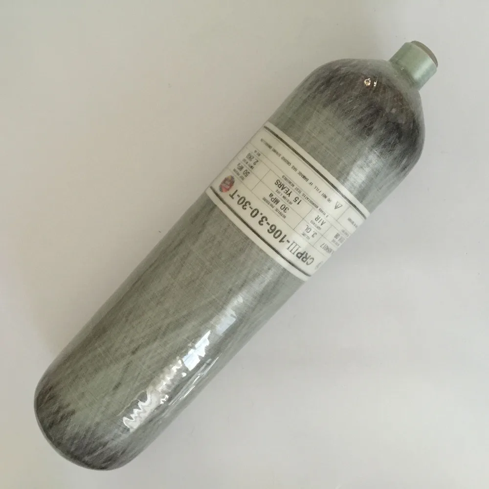 4500psi 300bar 3L Thread M18*1.5 Carbon Fiber Compressed Air Tank/PCP Condor Composited Cylinder