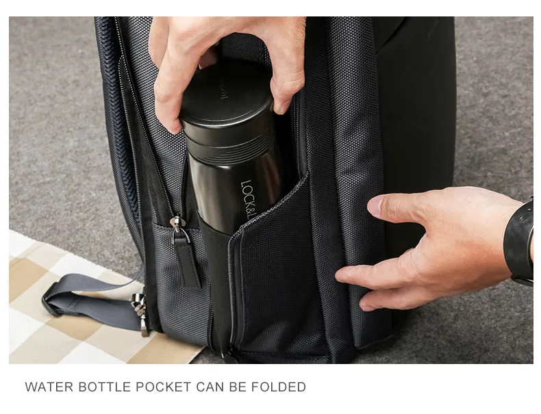 BOPAI, брендовый рюкзак для увеличения, USB, внешняя зарядка, 15,6 дюймов, рюкзак для ноутбука, плечи, мужской, Противоугонный, водонепроницаемый, рюкзак для путешествий