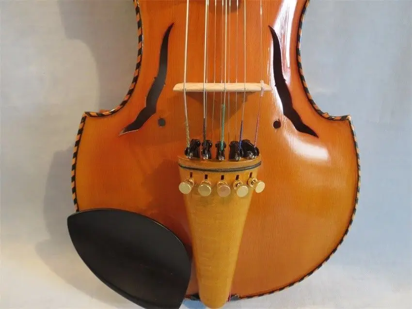 Барокко Стиль SONG Brand master 5 × 5 string 1" viola d'Amore, резьба на шее