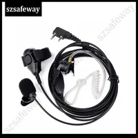עבור baofeng uv 3 חוט שני הדרך Surveillance רדיו האוזנייה ערכת אוזניות מיקרופון אוזניות צינור אקוסטית עבור Kenwood עבור Baofeng UV-5R (4)