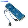 MAX7219 LED microcontrôleur 4 en 1 affichage avec 5P ligne matrice de points Module 5V tension de fonctionnement pour Arduino 8x8 matrice de points commune ► Photo 2/6