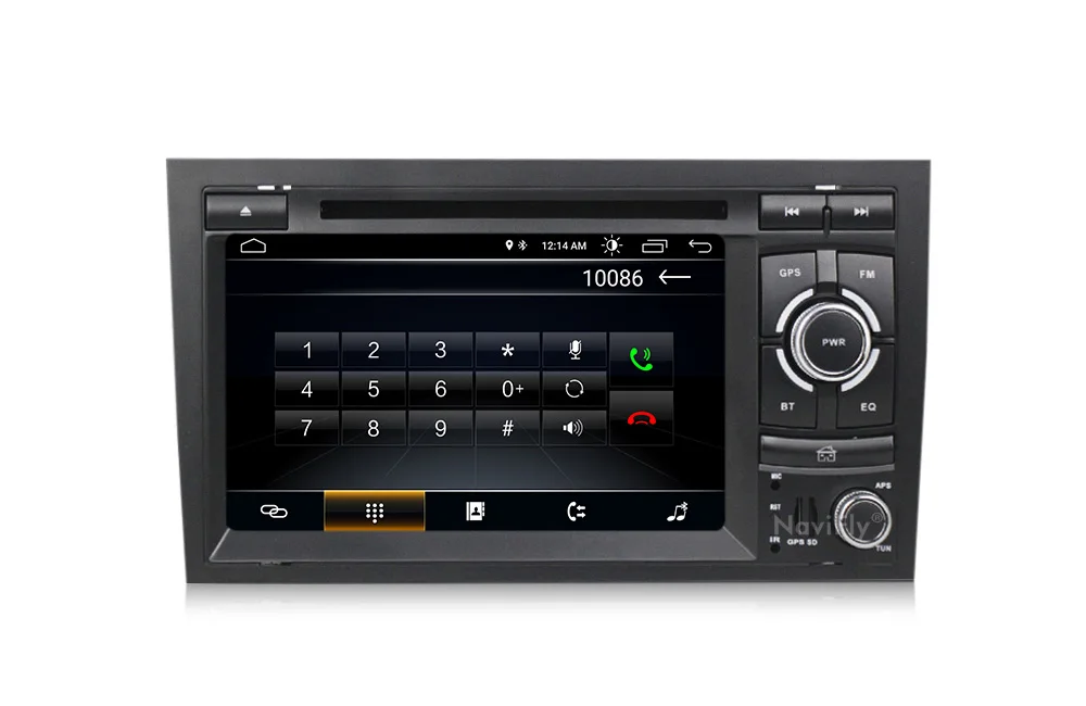 Excellent Free shipping!Navifly android8.1 Quad Core Car DVD Player GPS Navi for Audi A4 S4 RS4 2002-2008 with 4g wifi BT RDS FM 12