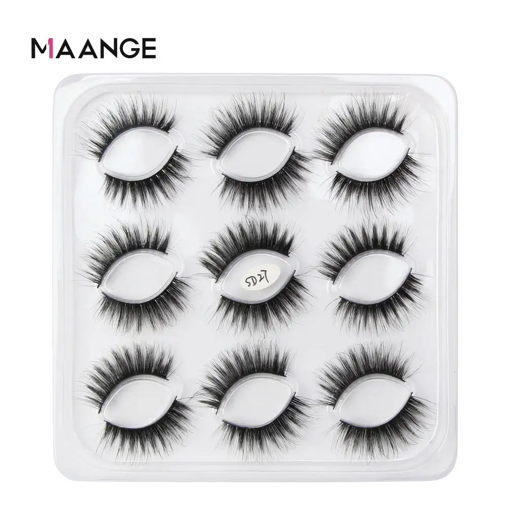 

Mink Lashes 9 Pairs 3D Mink Eyelashes 100% Cruelty free Lashes Popular Handmade Eyelashes Reusable Natural False Lashes Makeup
