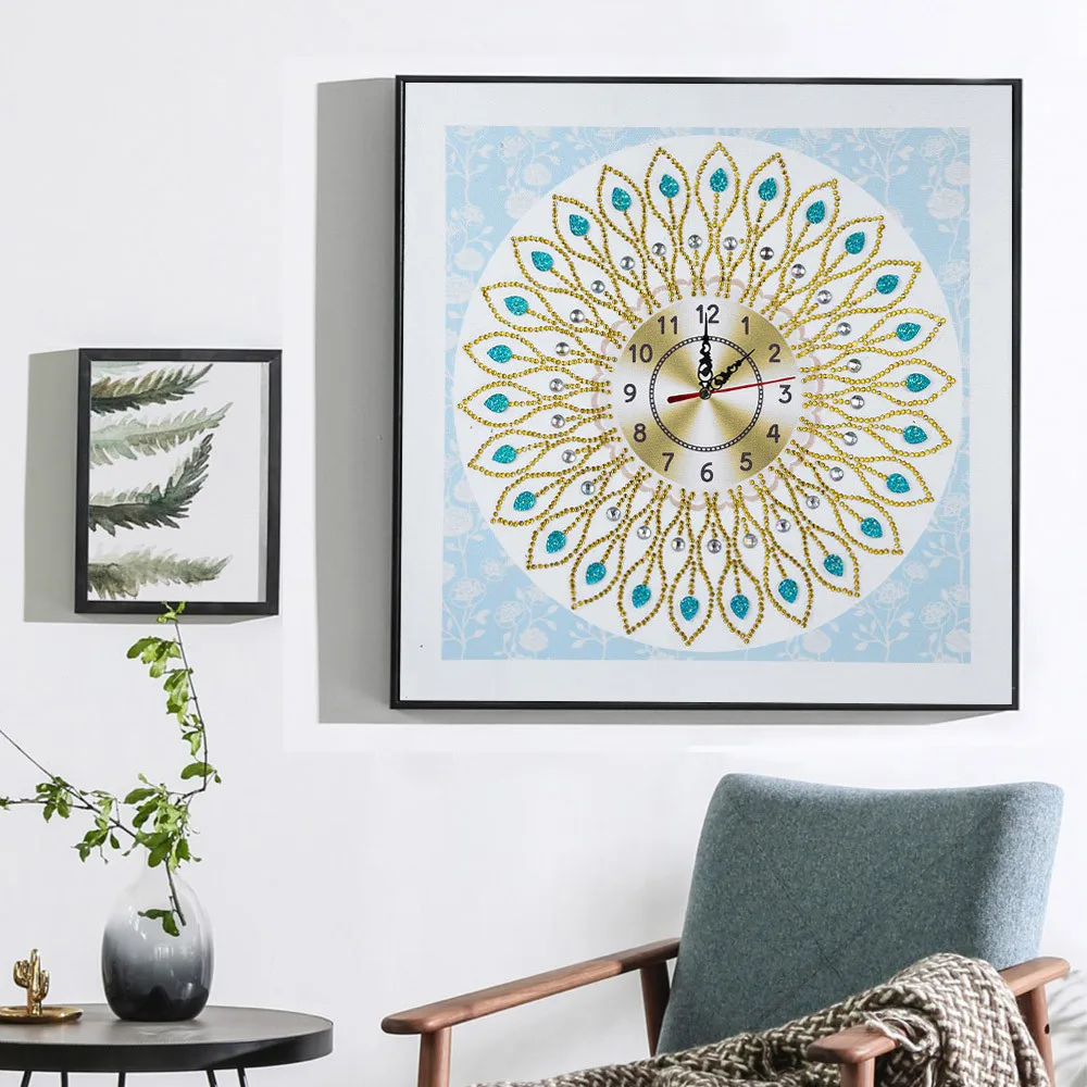 

5D Special shaped Diamond painting Embroidery Wall Clock patterns DIY Embroidery Diamond Mosaic picture of Cross Stitch gift