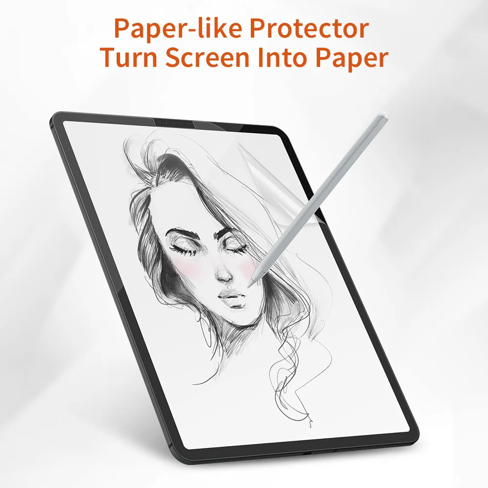 

NEW PET Paper Like Screen Protector Film Matte Anti Glare Non Smooth Painting for iPad pro 9.7 10.5 11 12.9 inch