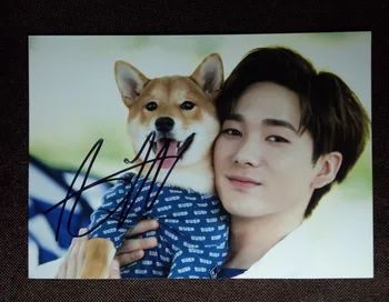 

signed NUEST W Aron Kwak Young Min autographed photo 5*7 6 versions 122018
