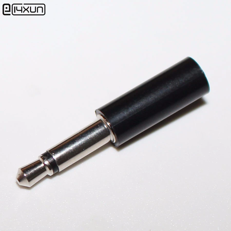10 pçs 3.5mm mono fone de ouvido plug jack 2 pólo 3.5 plugues de áudio