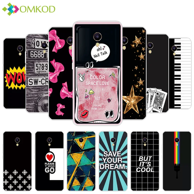 5 2 дюйма для Meizu M5S mini Funda Ультратонкий чехол Meilan5S тонкий силиконовый темный цвет
