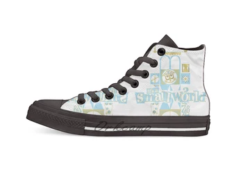 

it's a small world! Novelty Design Casual Canvas Shoes Custom shoes Drop Shipping