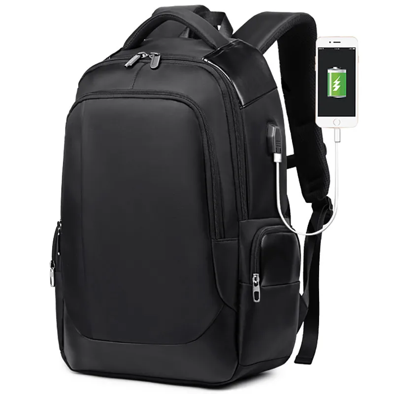 

Brand Laptop Backpack Men's Travel Bags 2019 Multifunction Rucksack Waterproof Oxford Black Computer Backpacks For Teenager
