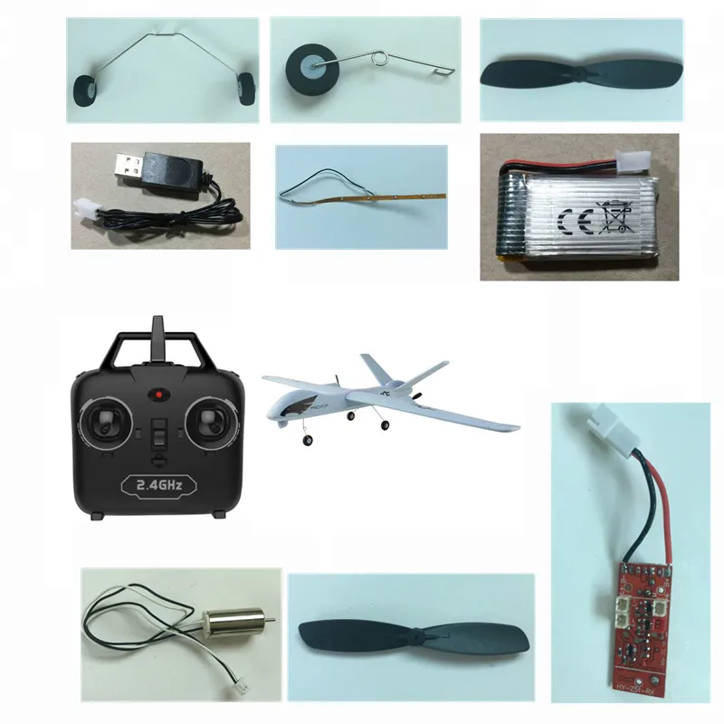

Z51 Fixed-Wing Remote Control Foam RC Aircraft Glider Plane Spare Parts Propeller Battery Charger Motor Receiver and so on