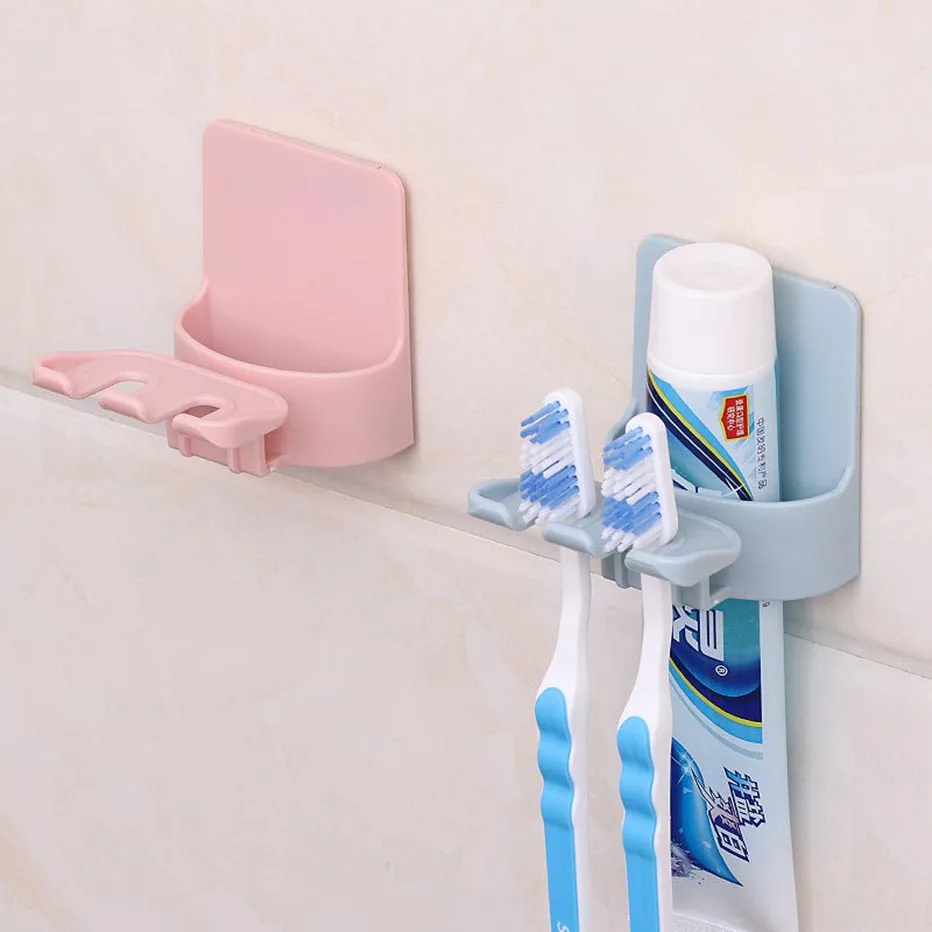 Пластиковый держатель для зубных щеток, стойка для зубных щеток, 2 этапа, вешалка для зубной щетки, зубной пасты, подставка для мытья стаканов, органайзер для ванной комнаты