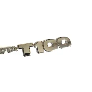 

Chrome Color ABS Plastic T100 Car Sticker Emblem Badge Embleme Emblema