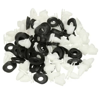 

71728806 Moulding Clip Set Kit For Fiat Ducato Replacement White+Black