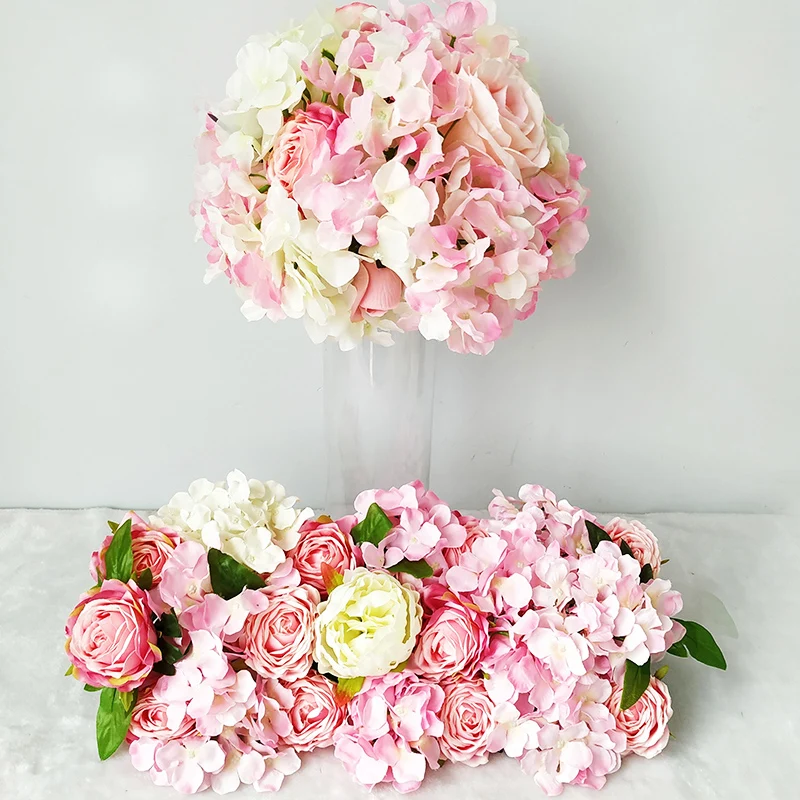 Artificial Silk Flower Wall Hydrangea Peony Rose for Wedding Road Lead Backdrop Arch Centerpiece Flower Rack Party Decoration Artificial Silk Flower Wall Hydrangea Peony Rose for Wedding Road Lead Backdrop Arch Centerpiece Flower Rack Party Decoration