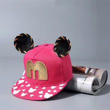 New Fashion Lovely Spring&Summer New Boys Girls Children Adjustable Hats Mickey Baseball Hip-Hop Cap Sun Hat Peaked Caps