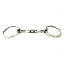 Кольцо из нержавеющей стали с зубчатым наконечником 14,5 см мундштук конский бит оборудование для лошадей
