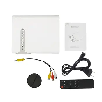 

Mini Projector For Home Theater Cinema System 2000 lumens Projector With HDMI VGA AV USB Wired With Same Screen Beamer proyector
