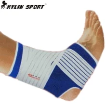 Регулируемая поддержка лодыжки Новая 1 пара Накладка для лодыжки защита эластичная Защитная поддерживающая стяжка спортивный зал синий