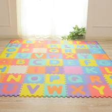 Детские разноцветные номера игровой коврик-пазл EVA Drop-proof влагостойкие коврик с фактурной поверхностью@ ZJF