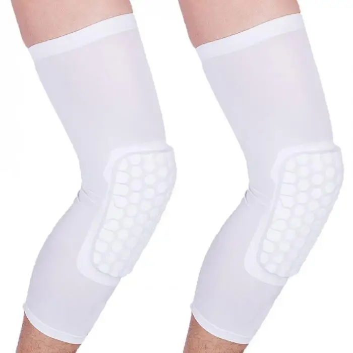 2 шт. Kneepad ячеистые наколенники ног рукав защитный коврик спорт на открытом воздухе поддержка охранников ZJ55